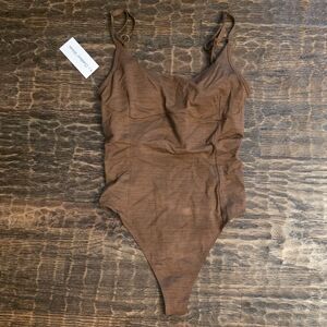 Outdoor Voices Brown Bodysuit